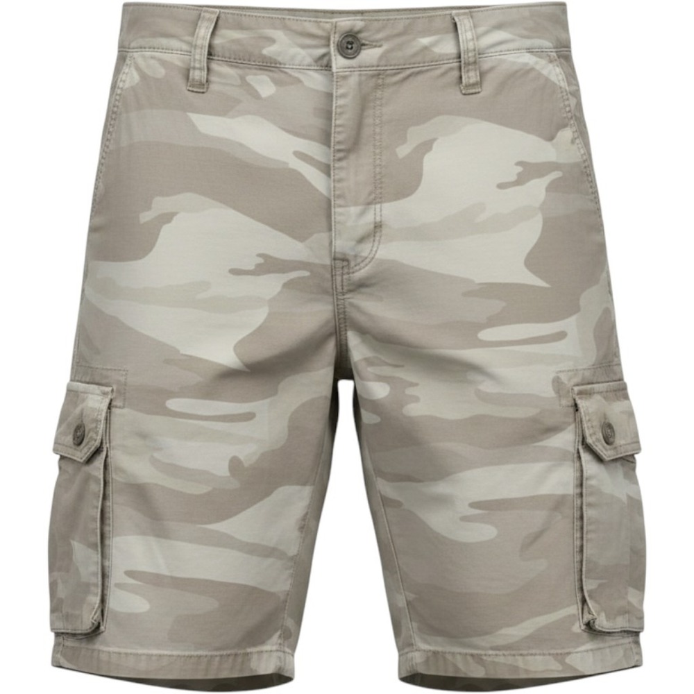 Gap Mens 36 Gorpcore Vintage Camo Ripstop Cargo Shorts Frayed Hem Utility